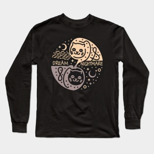 Cats dreams and nightmares Long Sleeve T-Shirt